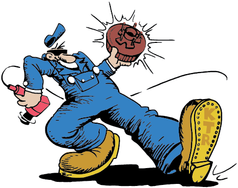 Keep Them Rolling Trailer Repair mascot